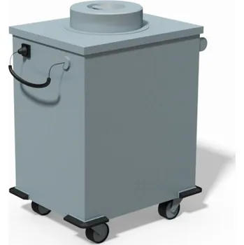 Nerezový dřez Pojízdný vyhřívaný zásobník na talíře 1-tubusový