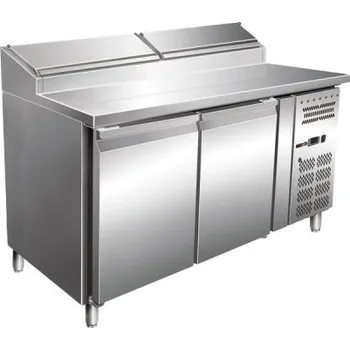 Lednice RM GASTRO Stůl chladící snack MTPZ 2D dvoudvéřový