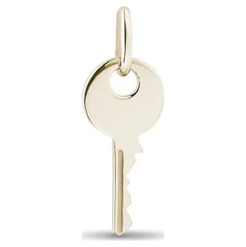Přívěsek Minimalistický přívěsek klíček ze žlutého 14k zlata KLENOTA