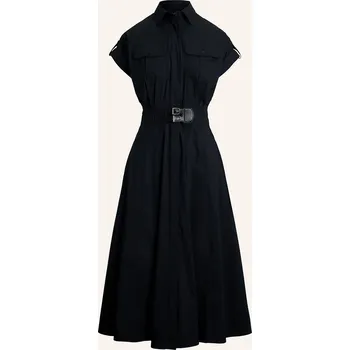 Dámské oblečení Lauren Ralph Lauren Dámské Košilové Šaty, černá, 38