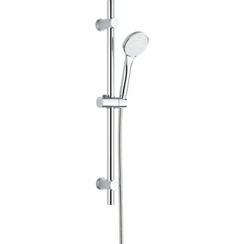 Sprchový set Sprchový set z nerezové oceli ve stříbrné barvě s ruční sprchou/s posuvným držákem 70 cm Uno – Allstar ID_1777904