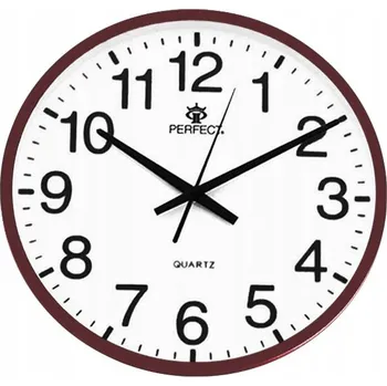 Hodiny Nástěnné hodiny Perfect hnědé 30 cm