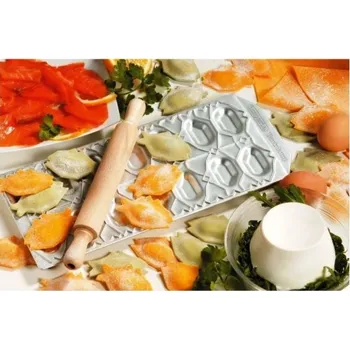 Forma na pečení Forma na Ravioli ryba 14 ks s válečkem RAVIOLAMP