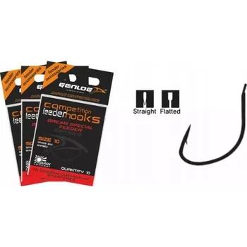 Rybářský háček HÁČKY GENLOG BREAM SPECIAL FEEDER 10 Ks - 14