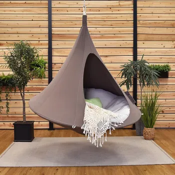 Dětská houpačka Houpačka hnízdo Cacoon O1,5m pro jednu osobu hnědá