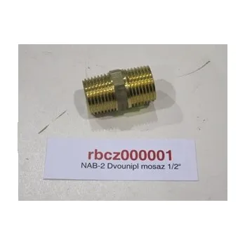 Fitinka RM GASTRO NAB-2 Dvounipl mosaz 1/2