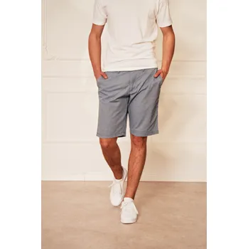 Pánské kraťasy Pánské bavlněné šortky Barva: Modrá, Velikost: 48, Střih: REGULAR FIT