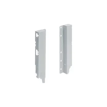 Nábytkové kování GTV Držák zad MODERN BOX PRO, vzadu, H=167 mm, šedý