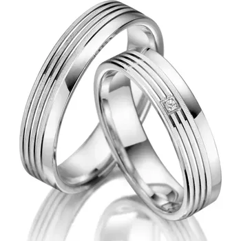 Prsten Snubní prsteny stříbro 925 zirkon SP-SI-003