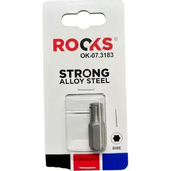 Nářadí pro automobil ROOKS Bit 10 mm 3/8" Ribe M9 RKS OK-07.3183