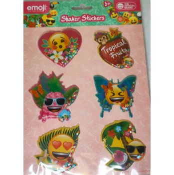 samolepka Emoji TROJROZMĚRNÉ samolepky Rozbalev(n)o