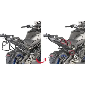 Zavazadlo na motocykl GIVI PLXR2143 trubkový nosič Yamaha Niken 900 (19-24), jen pro kufry V 35 nebo V 37