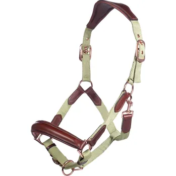 HKM Ohlávka polstrovaná Edinburgh HKM, pistachio FULL