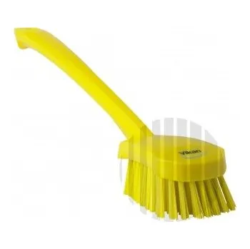 Mycí kartáč na vozidlo Kartáč VIKAN ruční s prodlouženou rukojetí - žlutý