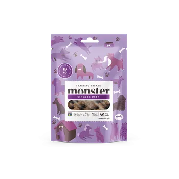 Pamlsek pro psa Monster Psí tréninkové pamlsky s jelenem, 100 g