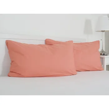 Polštář B.E.S. - Petrovice, s.r.o. Povlak na visco polštář bavlna popelín 45x75 cm - rezavá