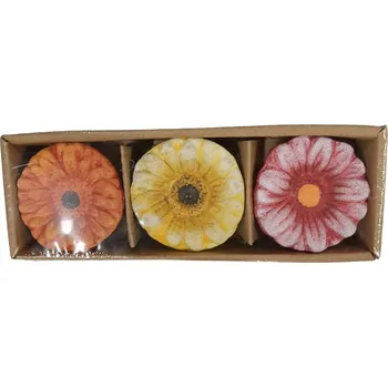 Velikonoční dekorace LEVNO VELIKONOČNÍ DEKORACE Sada 3 kusů kytky Rozbalev(n)o