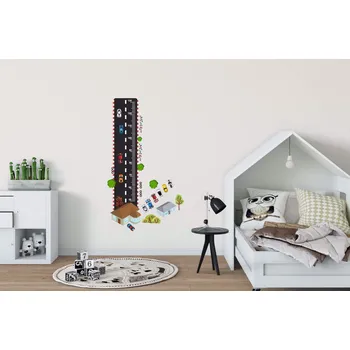 Dekorace do dětského pokoje Metr na stěnu - Autíčka