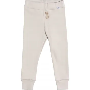 Dívčí legíny Žebrované dětské legíny JUKKI Béžové vel. 86