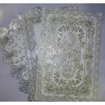 Domácí teploměr LEVNO Dekorační igelitový ubrus - prostírání Varianta: stříbrný Rozbalev(n)o