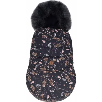 Fusak Dětský fusák s kožešinou 3v1 COMBO - Zlatá noc/černá