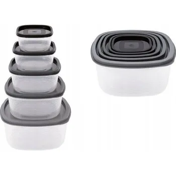 Úložný box Úložné boxy s víky sada 5 ks Livarno