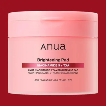 Přípravek na čištění pleti a oči ANUA - Niacinamide 5 TXA Brightening Pad - Rozjasňující tamponky s kyselinou tranexamovou a niacinamidem - 60 ks