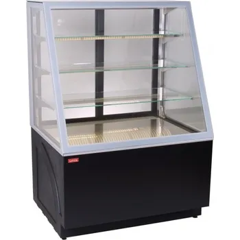 Chlazení Cukrářská chladicí vitrína Aldan Straight Basic 1000 šikmý - šedá
