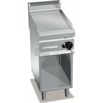 Kuchyňský gril BERTOS Plynová grilovací deska rýhovaná G7FR4M