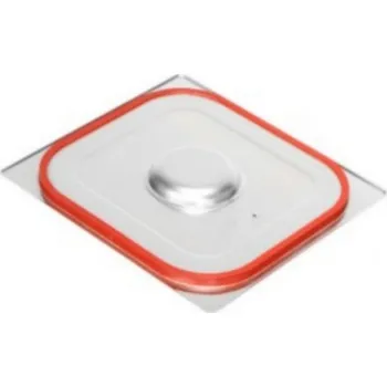 Plech na pečení TOMGAST Víko nerezové GN 2/3 plné s úchyty se silikonovým těsněním M-23001 USIL