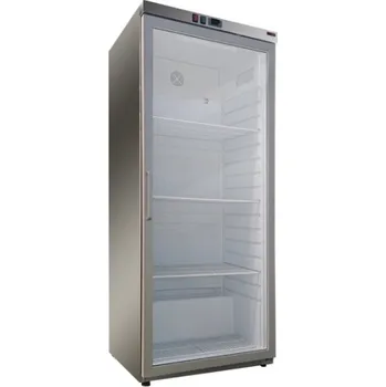 Lednice RM GASTRO Lednice nerezová DRR 400 GS RedFox, prosklené dveře