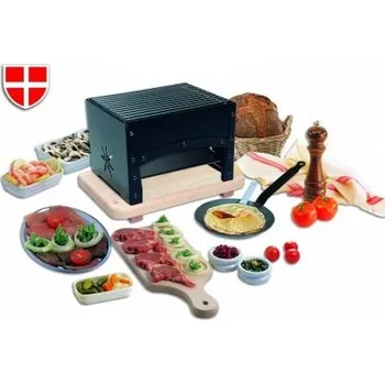 Zahradní gril Gril party barbecue REBO2, včetně pánve a špachtle