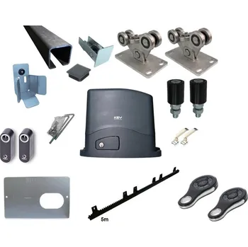 Sada pro posuvnou samonosnou bránu do šíře 4,5m - 350kg - C60Fe - TU4324KSD