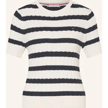 Tommy Hilfiger Dámské Úpletové Tričko, bílá / tmavě modrá, 44