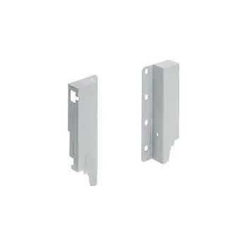 Nábytkové kování GTV Držák zad MODERN BOX PRO, vzadu, H=135 mm, šedý