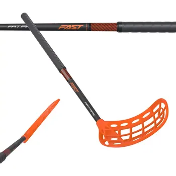 Florbalová hůl Fatpipe Fast 34 JAB Orange Levá (levá ruka dole) 65 cm (= 76 cm)
