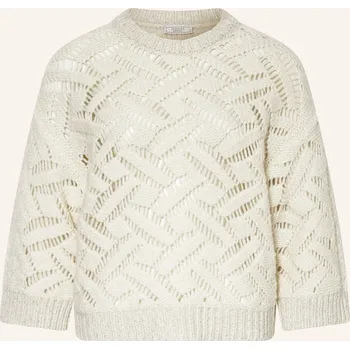 Dámský svetr Peserico Dámský Svetr S Alpakou A 3/4 Rukávem, bílá, 40