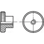 Matice kulatá M3 0,5 nerezavějící ocel A1 BN 10904 DIN 466