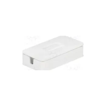 Elektroinstalační krabice Kryt propojovací krabice X 49mm Y 25,5mm Z 11mm ABS bílá