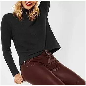 Dámské oblečení Šedá mikina Street One (Triko se stojáčkem značky Street One)