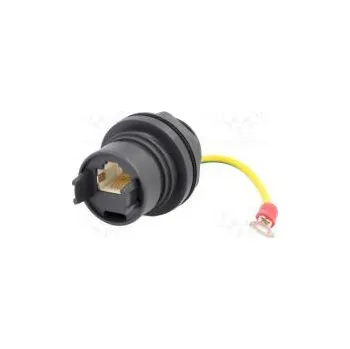 Elektrický konektor Konektor RJ45 spojka stíněný push-pull Buccaneer 6000 Kat 5e