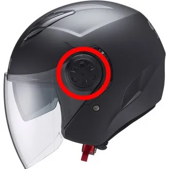 Motodoplněk GIVI Z2486N900R šrouby bočního úchytu plexi pro přilbu 12.3 Stratos, černé matné