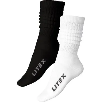 Dámské ponožky Podkolenky fitness 9A033 LITEX Barva: Bílá, Velikost: 26-27