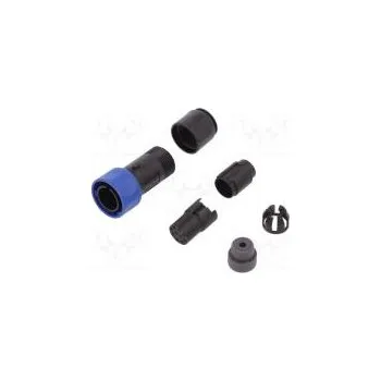 Elektrická zásuvka Konektor kulatý zástrčka zásuvka PIN 10 bez kontaktů UL94V-0