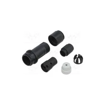 Elektrická zásuvka Konektor kulatý zástrčka zásuvka PIN 2 bez kontaktů na kabel