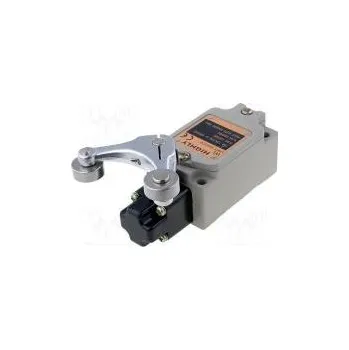 Switch Limit switch lever R 38mm, metal roller Ø17,5mm, double 10A