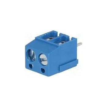 Elektrický konektor Svorkovnice do plošného spoje úhlové 90° 5mm póly 2 na PCB