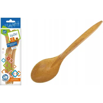 Příbor Opakovaně použitelné grilovací lžíce ze dřeva 6 Ks