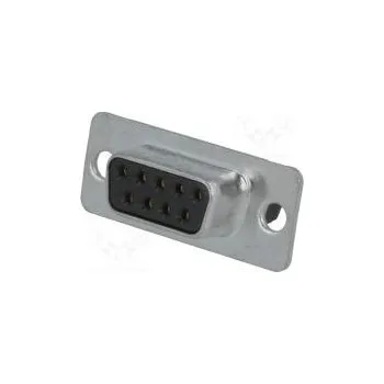 Elektrická zásuvka D-Sub PIN 9 zástrčka zásuvka šroubová svorka na kabel 7,5A