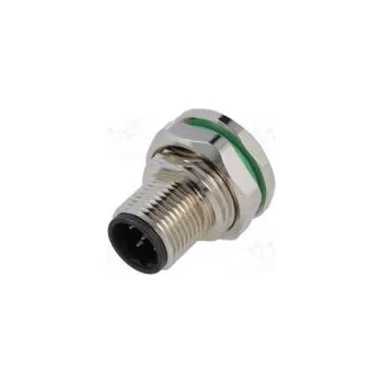 Elektrická zásuvka Zásuvka M12 PIN 5 vidlice kód B-Profibus THT IP67 60V 4A